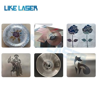 최대 50W 100W DIY 키보드 컬러 스틸 Qr 코드 볼 펜 로터리 심 알루미늄 로고 금속 3D용 레이저 새기 기계