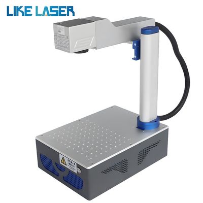 파이버 레이저 표시 기계 20W 30W PVC 아이디 카드 보석 Dag Tag 시계