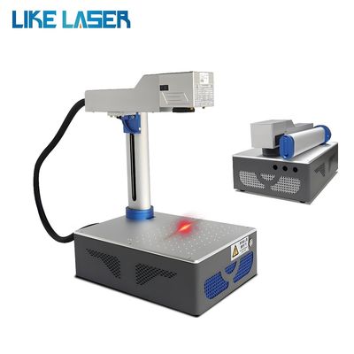 파이버 레이저 표시 기계 20W 30W PVC 아이디 카드 보석 Dag Tag 시계