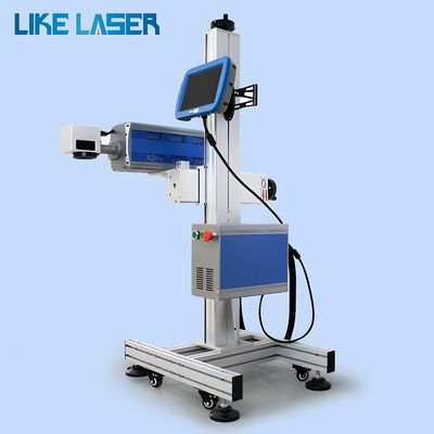 175mm*175mm 표시 영역 CO2 비행 레이저 표시 기계 식품 포장 봉지에 이상적입니다