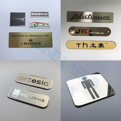 80W 100W 광섬유 레이저 표시 금속 조각 절단용 테이블 톱 타입